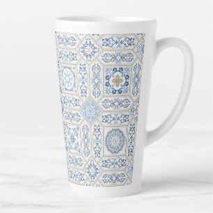 Tasse Latte Vintage Portugal Azulejo traditionnel