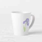 Tasse Latte Violet Iris (Angle droit)