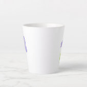 Tasse Latte Violet Iris (Devant)