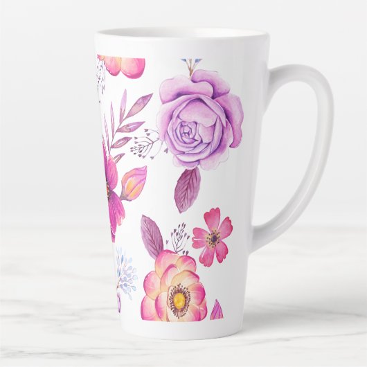 Tasse Latte Violet rose (Droite)