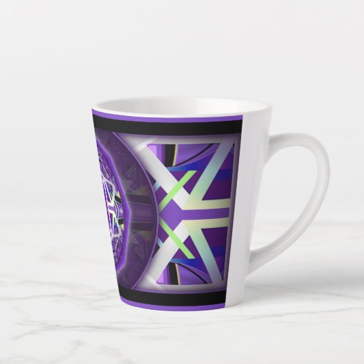 Tasse Latte Violet W3 (Droite)
