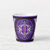 Tasse Latte Violet W3 (Devant)