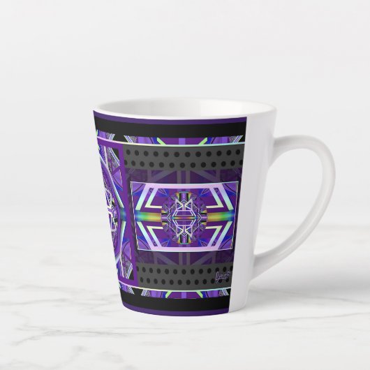 Tasse Latte Violet W3 (Droite)