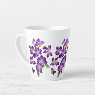 Tasse Latte Violette Vintage violette violette