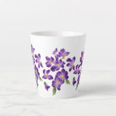 Tasse Latte Violette Vintage violette violette (Devant)