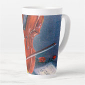 Tasse Latte Violín (Angle droit)