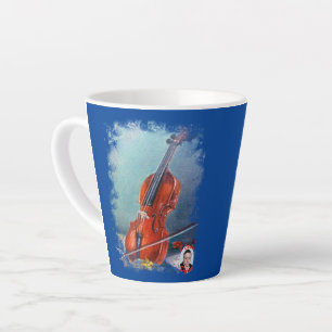 Tasse Latte Violín