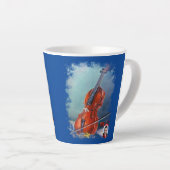 Tasse Latte Violín (Angle droit)