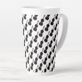 Tasse Latte violon (Angle droit)