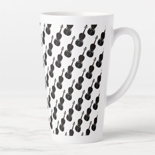 Tasse Latte violon (Droite)