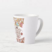 Tasse Latte Vis Simplement, Fleur Sauvage (Angle droit)