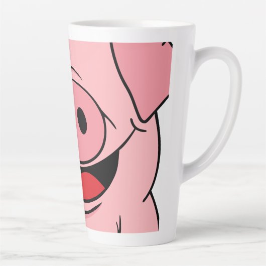 Tasse Latte Visage de porc (Droite)
