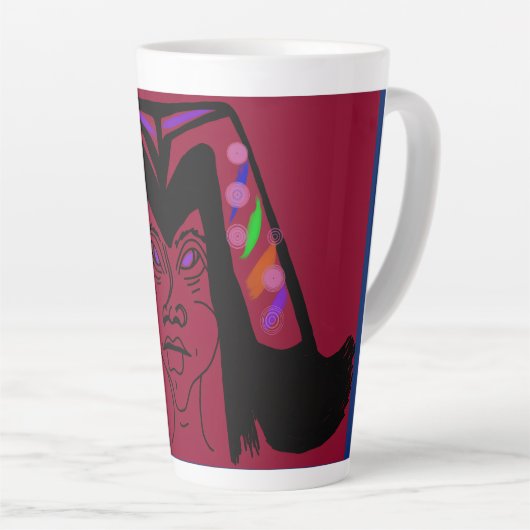 Tasse Latte Viscountess with Headdress  (Angle droit)