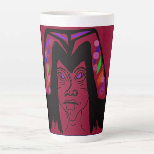 Tasse Latte Viscountess with Headdress  (Devant)