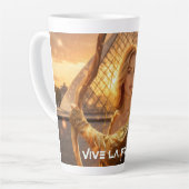 TASSE LATTE VIVE LA FRANCE - PARIS (Angle gauche)