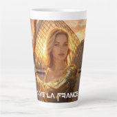 TASSE LATTE VIVE LA FRANCE - PARIS (Devant)