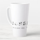 TASSE LATTE VOICI COMMENT JE ROULE (Angle gauche)