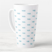 Tasse Latte VOID//FÊLÉ : Entrez dans l'Abîme Électrique (Angle gauche)