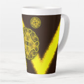 Tasse Latte Voir ma lumière (Angle droit)