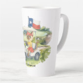 Tasse Latte voiturette de golf du Texas (Angle droit)
