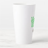 Tasse Latte Voix de la paix (Devant)