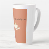 Tasse Latte Vol de la boue en latte de saveur (Angle droit)