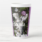 Tasse Latte Vos anges sont toujours avec vous Floral Angel Lil (Devant)