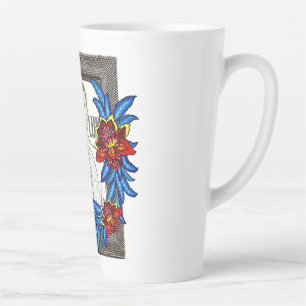 Tasse Latte Vos Poumons Illustration Médicale, Berry Popsicle