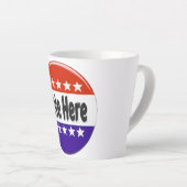 Tasse Latte Vote ici (Angle droit)