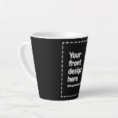 Tasse Latte Votre création ici (Angle gauche)