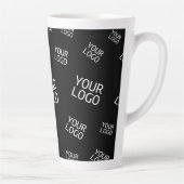 Tasse Latte Votre logo de conception, de photo ou d'entreprise (Droite)