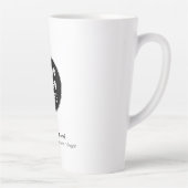 Tasse Latte Votre logo d'entreprise et votre site Web Promotio (Droite)