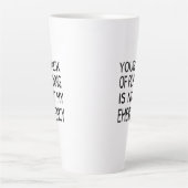 Tasse Latte Votre manque de planification n'est pas mon urgenc (Devant)