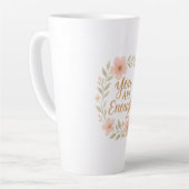Tasse Latte Votre suffisance (Angle gauche)