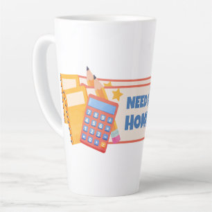 Tasse Latte Vous Avez Besoin D'Aide Pour Les Travaux À Domicil