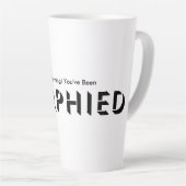 Tasse Latte Vous avez été assassiné (17oz) (Angle droit)