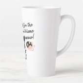 Tasse Latte Vous avez voté pour le Felon, ne blâmez pas Meow ! (Droite)