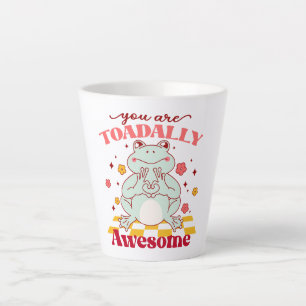 Tasse Latte "Vous Êtes Aujourd'Hui Génial"   Cute tourte de gr