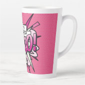 Tasse Latte Vous êtes mon HERO Fun Retro Comic Book Pop Art (Droite)