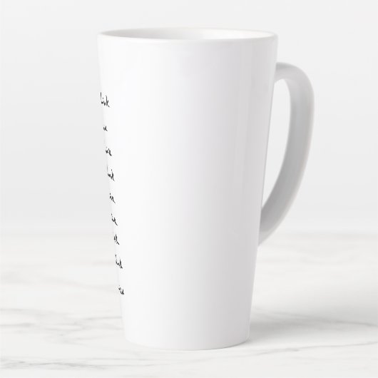 Tasse Latte Vous êtes PLUS FORT que vous ne le pensez ! (Angle droit)