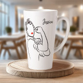 Tasse Latte Vous pouvez le faire élégant et moderne Rosie Le R