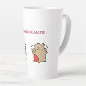 Tasse Latte Vous voulez partager maté ! (Angle droit)