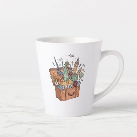 Tasse Latte Voyage (Droite)