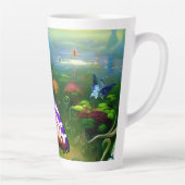 Tasse Latte Voyage de papillon Imaginaire (Droite)