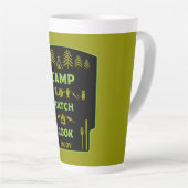 Tasse Latte Voyage De Pêche Et De Camp (Angle droit)