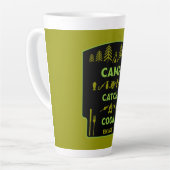 Tasse Latte Voyage De Pêche Et De Camp (Angle gauche)