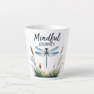 Tasse Latte Voyage Minutieux - Nature des libellules