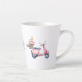 Tasse Latte Voyage shopping de Noël Vespa rose (Droite)