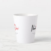 Tasse Latte Vraiment l'amour ne meurt jamais (Devant)