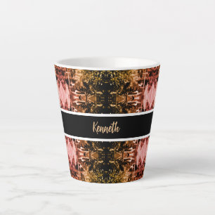 Tasse Latte Vue d'ensemble du quartier vintage d'Alger en Algé